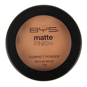BYS POUDRE COMPACTE FINI MAT MEDIUM BEIGE