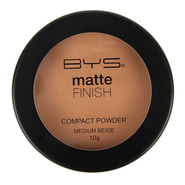 BYS POUDRE COMPACTE FINI MAT MEDIUM BEIGE