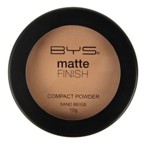 BYS POUDRE COMPACTE FINI MAT SAND BEIGE