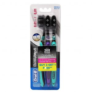 ORAL-B ULTRATHIN SENSITIVE BAD BLACK EXTRA SOFT 2+1 OFFERT