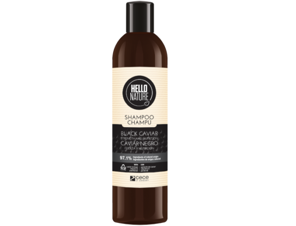 HELLO NATURE BLACK CAVIAR SHAMPOOING 300ML