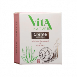 VITA NATURE CRÈME ANTI-ÂGE À LA BAVE D'ESCARGOT 50G