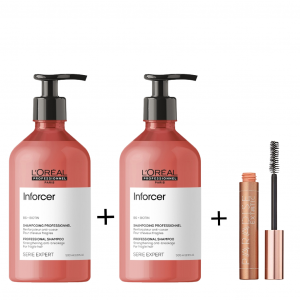 SERIE EXPERT INFORCER COFFRET 2 SHAMPOOING 500ML + MASCARA OFFERT