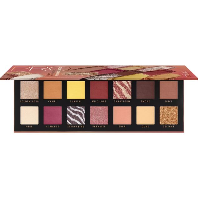 CATRICE PRO DESERT ROMANCE SLIM PALETTE FARDS À PAUPIÈRES 010 DESTINATION LOVE