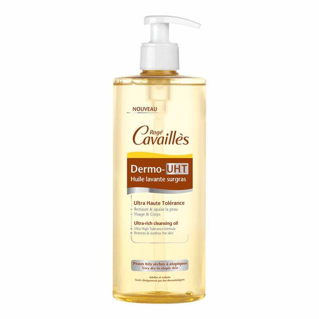 ROGÉ CAVAILLÈS DERMO-UHT HUILE LAVANTE SURGRAS PEAUX ATOPIQUES 500ML
