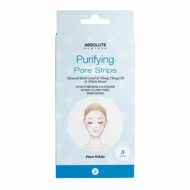 ABSOLUTE PORE STRIPS BANDES PURIFIANTES PURE WHITE VISAGE x5