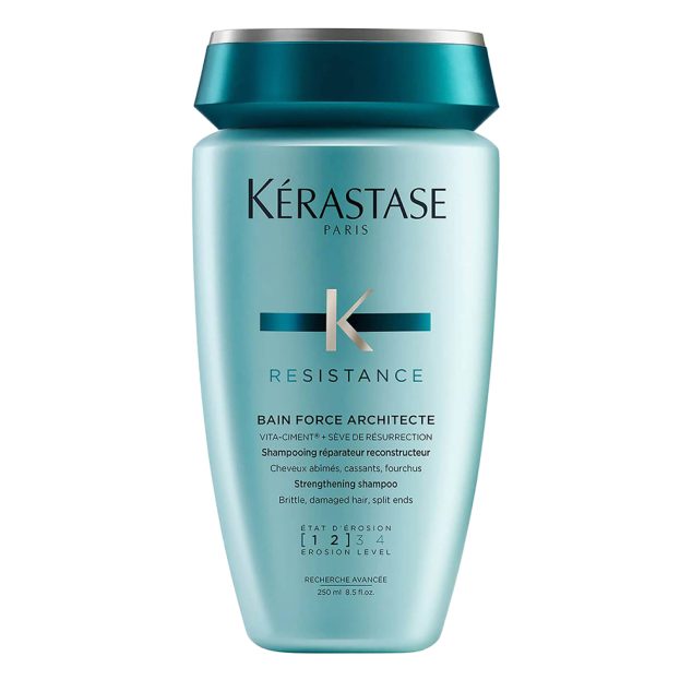 KÉRASTASE RESISTANCE BAIN FORCE ARCHITECTE SHAMPOOING RÉPARATEUR 250ML