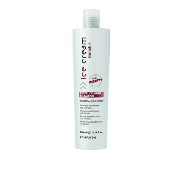 INEBRYA ICE CREAM KERATIN SHAMPOOING RESTRUCTURANT 300ML