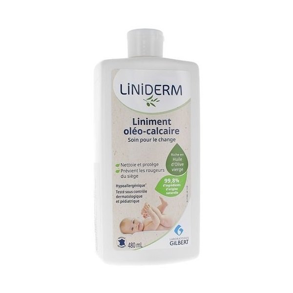 GILBERT LINIDERM LINIMENT OLÉO-CALCAIRE SOIN DE CHANGE 480ML