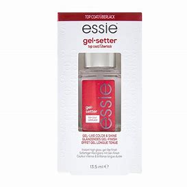 ESSIE TOP COAT GEL SETTER EFFET GEL LONGUE TENUE