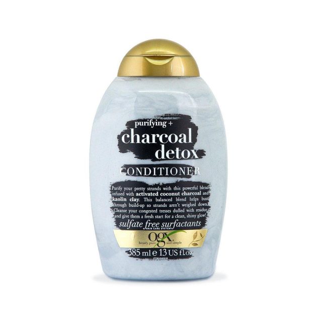 OGX PURIFYING + CHARCOAL DETOX APRÈS-SHAMPOOING 385ML