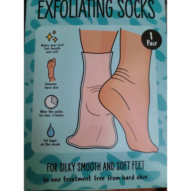 FOOT CARE EXFOLIATING SOCKS CHAUSSETTES ANTI-CALLOSITÉS 1 PAIRE