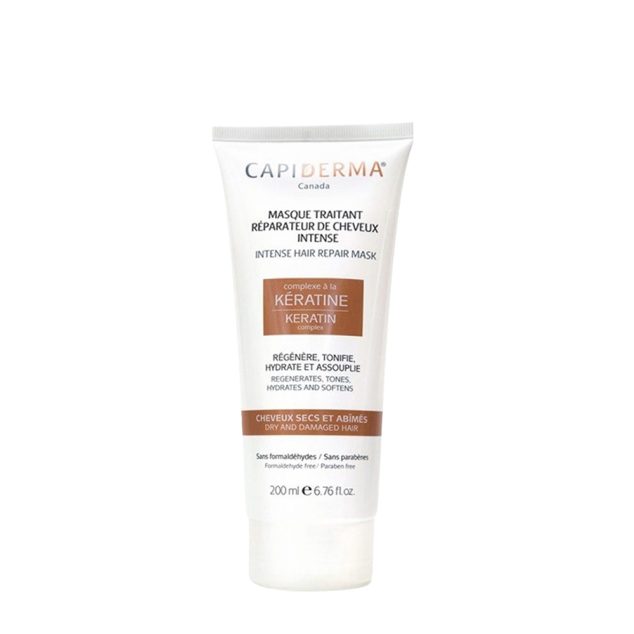 CAPIDERMA MASQUE TRAITANT RÉPARATEUR DE CHEVEUX INTENSE 200ML