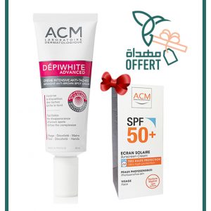 ACM DÉPIWHITE ADVANCED CRÈME INTENSIVE ANTI-TACHES 40ML + CRÈME SOLAIRE SPF50+