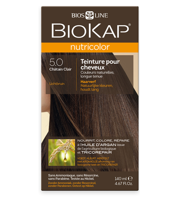 BIOKAP NUTRICOLOR COLORATION 5.0 CHÂTAIN CLAIR