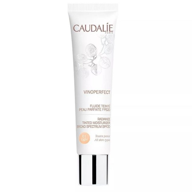 CAUDALIE VINOPERFECT FLUIDE TEINTÉ SPF20 01 LIGHT 40ML