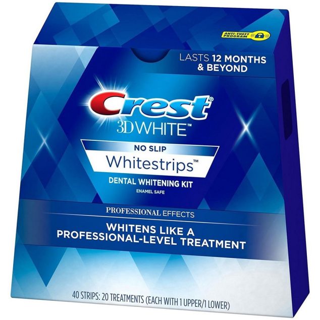 CREST 3D WHITESTRIPS KIT DE BLANCHIMENT 18 LEVELS 40 BANDES