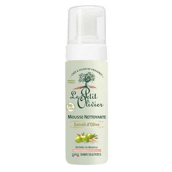 LE PETIT OLIVIER MOUSSE NETTOYANTE EXTRAIT D'OLIVE 150ML