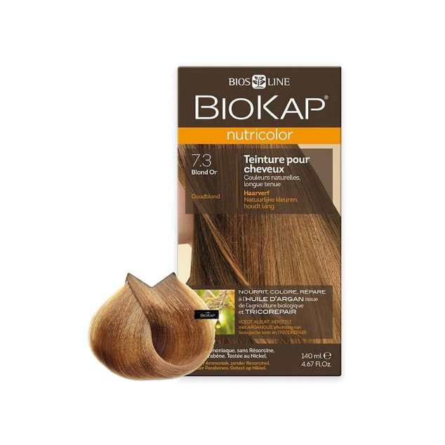 BIOKAP NUTRICOLOR COLORATION 7.3 BLOND OR