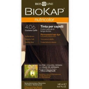 BIOKAP NUTRICOLOR COLORATION 4.06 CHÂTAIN CAFÉ