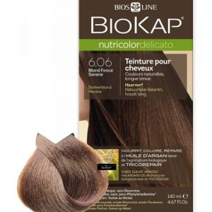 BIOKAP NUTRICOLOR DELICATO COLORATION 6.06 BLOND FONCÉ HAVANE