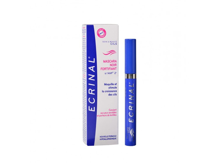 ECRINAL MASCARA NOIR FORTIFIANT À L'ANPU 2+ 7ML