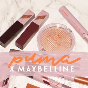 MAYBELLINE PUMA PACK RAL SUPERSTAY 10 EPIC + HIGHLIGHTER + MASCARA