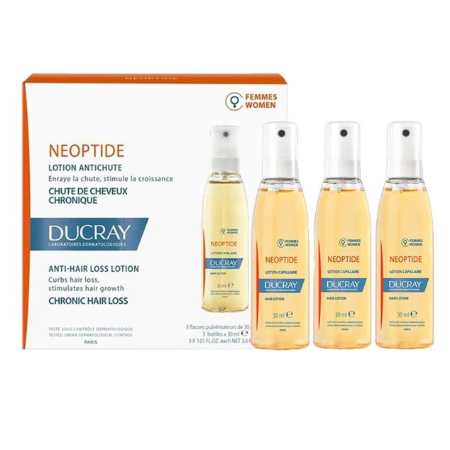 DUCRAY NEOPTIDE LOTION ANTICHUTE FEMMES 3x30ML