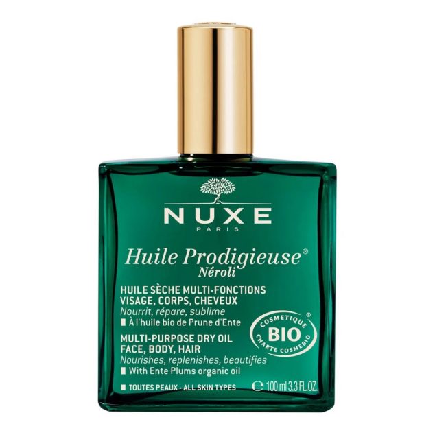 NUXE HUILE PRODIGIEUSE NÉROLI BIO HUILE SÈCHE MULTI-FONCTIONS 100ML