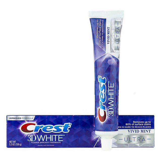 CREST 3D WHITE DENTIFRICE VIVID MINT ULTRA 150G