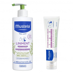 MUSTELA NON SLEEVE CRÈME DE CHANGE 123 100ML + LINIMENT 400ML