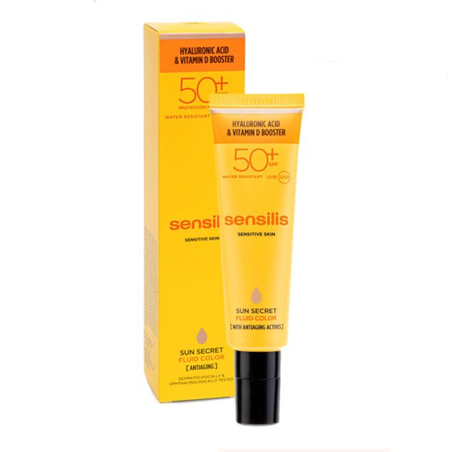 SENSILIS SUN SECRET FLUIDE TEINTÉ ANTI-ÂGE SPF50+ 50ML
