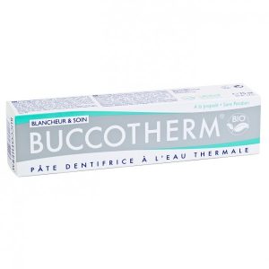 BUCCOTHERM DENTIFRICE À L'EAU THERMALE BLANCHEUR & SOIN BIO 75ML