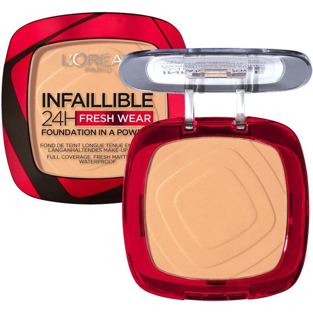 L'ORÉAL INFAILLIBLE 24H FRESH WEAR FOND DE TEINT POUDRE 140 BEIGE DORÉ