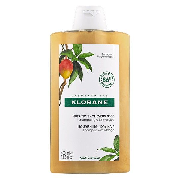 KLORANE NUTRITION SHAMPOOING À LA MANGUE CHEVEUX SECS 400ML
