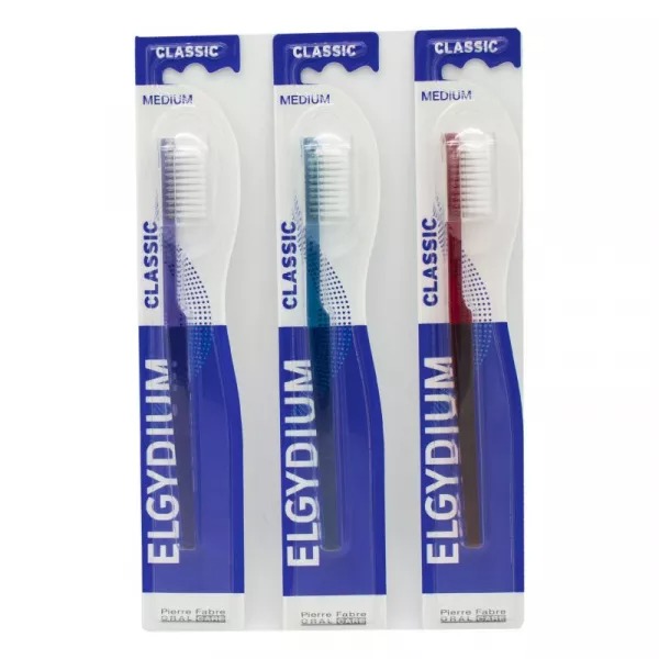 ELGYDIUM CLASSIC BROSSE À DENTS MEDIUM