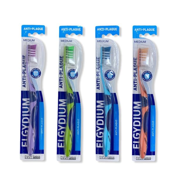 ELGYDIUM ANTI-PLAQUE BROSSE À DENTS MEDIUM
