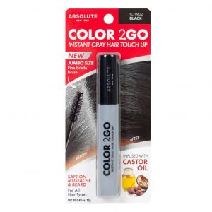 ABSOLUTE COLOR 2 GO HAIR MASCARA CHEVEUX 04 DARK BROWN