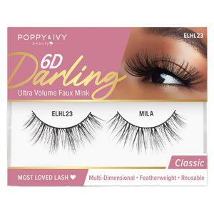 ABSOLUTE POPPY & IVY 6D DARLING ULTRA VOLUME FAUX CILS 23 MILA