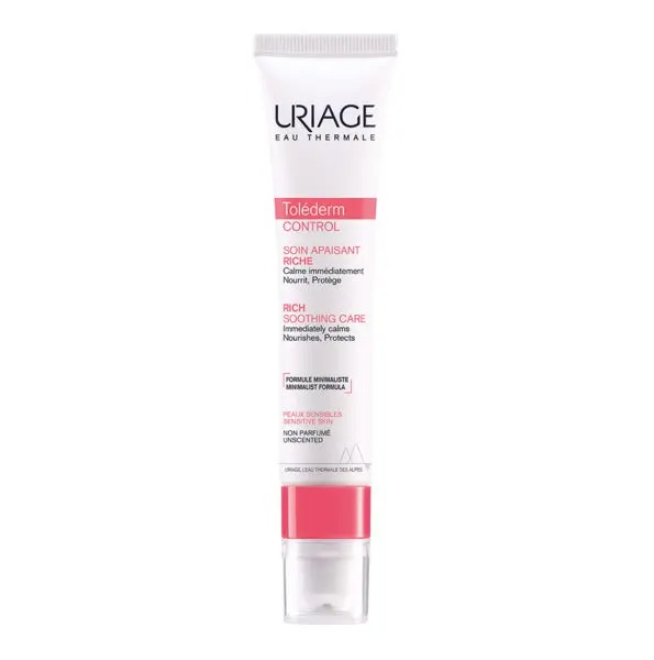 URIAGE TOLÉDERM CONTROL SOIN APAISANT RICHE PEAUX SENSIBLES 40ML