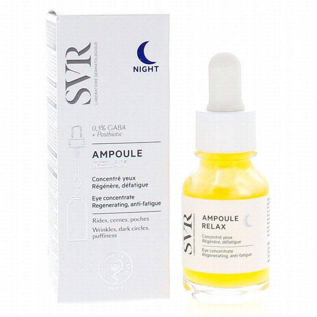 SVR AMPOULE RELAX CONCENTRÉ YEUX NUIT 15ML