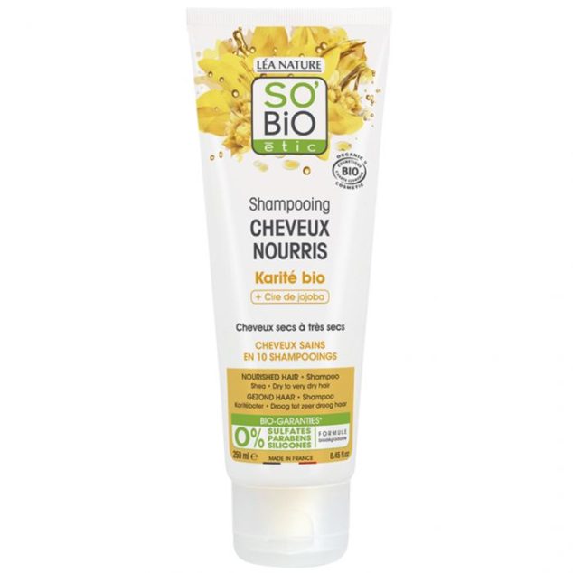 SO BIO SHAMPOOING CHEVEUX NOURRIS KARITÉ BIO 250ML