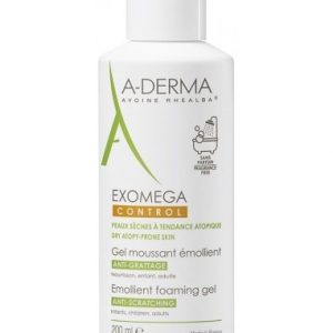 A-DERMA EXOMEGA CONTROL GEL MOUSSANT ÉMOLLIENT ANTI-GRATTAGE 200ML