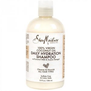 SHEA MOISTURE 100% VIRGIN COCONUT OIL SHAMPOOING HYDRATANT QUOTIDIEN 384ML