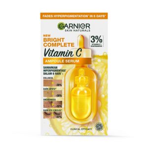 GARNIER FAST-BRIGHT SÉRUM ÉCLAIRCISSANT VITAMINE C 6 AMPOULES x1.5ML