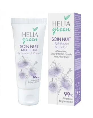 HELIABRINE HELIA GREEN SOIN NUIT HYDRATATION ET CONFORT 50ML