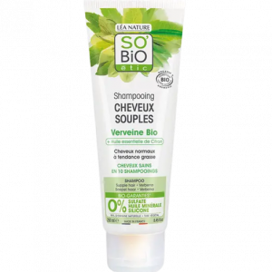 SO BIO SHAMPOOING CHEVEUX SOUPLES VERVEINE BIO 250ML