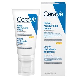 CERAVE CRÈME HYDRATANTE VISAGE SPF25 PEAUX NORMALES À SÈCHES 52ML