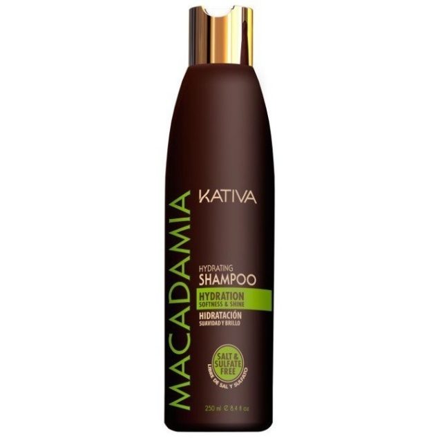 KATIVA MACADAMIA SHAMPOOING HYDRATANT CHEVEUX SECS ET DÉSHYDRATÉS 250ML