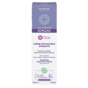 LÉA NATURE EAU THERMALE JONZAC +CICA CRÈME RÉPARATRICE APAISANTE BIO 100ML